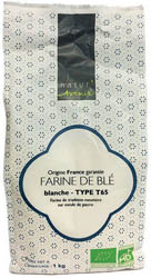 FARINE DE BLE T65 BLANCHE <span style='color:red'>France</span> (1KG) NATUR'AVENIR