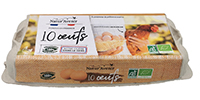 BOITE 10 ŒUFS FRAIS ORIGINE GERS NATUR’AVENIR