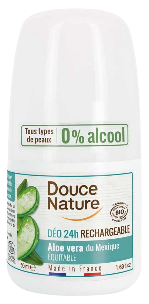 DEODORANT BILLE RECHARGEABLE ALOE VERA (50ML) DOUCE NATURE