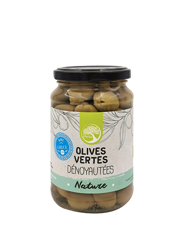 OLIVES VERTES DENOYAUTEES (340G PNE 190G) PHILIA