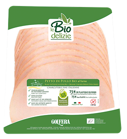 BLANC DE POULET TRANCHE (80G) LA BIODELIZIE DI GOLFERA